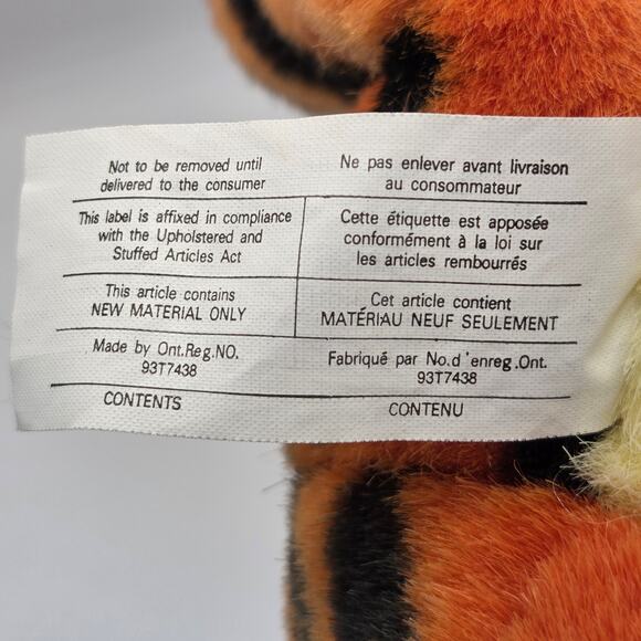 Disney Tigger Plush Winnie the Pooh 11" Stuffed Animal Orange Tiger Toy - Picture 10 of 12